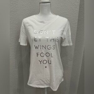 Victoria Secret White Graphic Tee